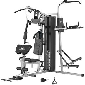 Multifunctional Home Gym Equipment Workout Station with Pulley System, Arm, and Leg Developer for Full Body Training in Kuwait