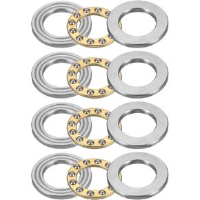 UXCELL 4PCS F6-11M محامل كرة الدفع ، 6 مم × 11 مم × 4.5 ملم تحمل الدفعات المصغرة مع غسالات فردية الصلب لأدوات أنظمة النقل أدوات أنظمة النقل in Kuwait
