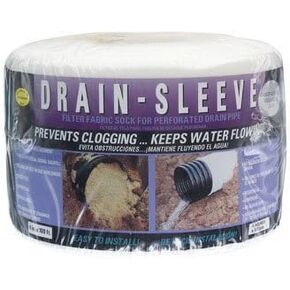 Drain Sleeve Filter Fabric Sock 4" X 100', 3-pack in Saudi Arabia