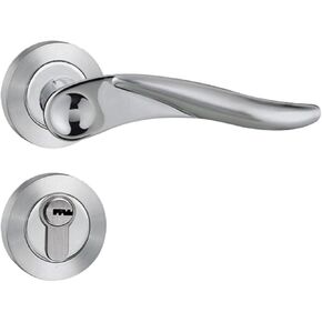 304 Stainless Steel Split Lock HC3019 Handle Lock Square Cover Round Cover Indoor Door Lock Office Door Lock(Round Cover) in Kuwait
