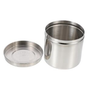 1Pc Stainless Steel Dressing Storage Jar Unguent Container for Gauze Balls Easy to Clean for Medical Use in Kuwait