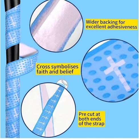 4 PCS Cross Baseball Bat Grip Tapes ، 1.5 ملم ، الشريط الكامل للكرة اللينة ، غلاف الخفافيش غير المنقوش ، لمقابض الرياضات متعددة الرياضات in Saudi Arabia