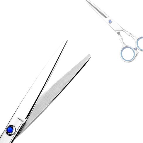 Hair Cutting Scissors Professional Home Haircutting Barber Salon Thinning Shears Kit for Men Women 6CR 660C Stainless Steel with Comb and Case in Saudi Arabia