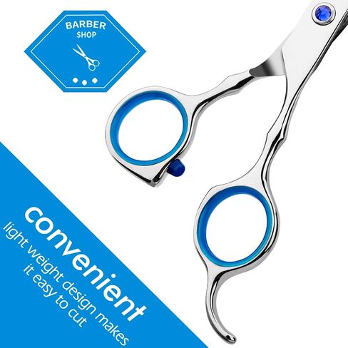 Hair Cutting Scissors Professional Home Haircutting Barber Salon Thinning Shears Kit for Men Women 6CR 660C Stainless Steel with Comb and Case in Saudi Arabia