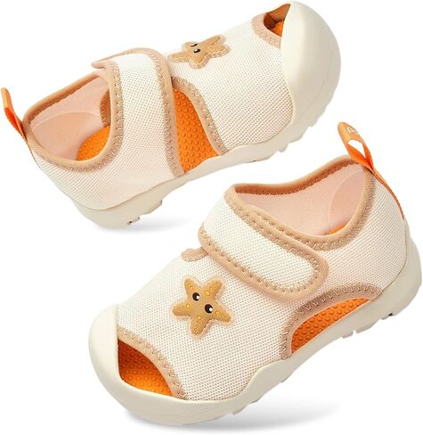 Balabala Toddler Girls Boys Sport Sandal, Kids Closed Toe Outdoor Water Sandals Non-slip Lightweight Beach Walking Shoes in Kuwait