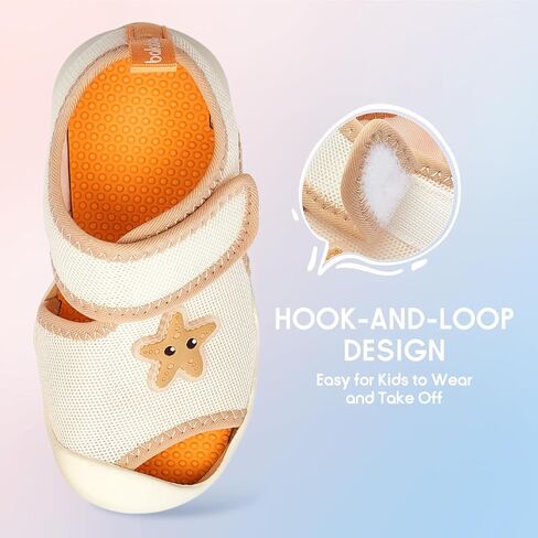Balabala Toddler Girls Boys Sport Sandal, Kids Closed Toe Outdoor Water Sandals Non-slip Lightweight Beach Walking Shoes in Kuwait