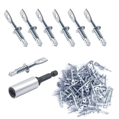 36Pack Eye Lag Screws 2" Eye Lag Wood Screw with 1Pcs Eye Lag Driver Galvanized Carbon Steel Heavy Duty Cement Concrete Wall Anchors Eye Bolts Lag Screw in Saudi Arabia