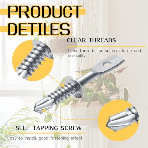 36Pack Eye Lag Screws 2" Eye Lag Wood Screw with 1Pcs Eye Lag Driver Galvanized Carbon Steel Heavy Duty Cement Concrete Wall Anchors Eye Bolts Lag Screw in Saudi Arabia