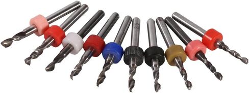 Brrnoo PCB Drill Bits ، Carbide Mini Micro Drill ، سهلة التغيير ، حاوية تخزين رائعة مع حامل ، حفر دقيق من خلال المواد الصلبة ، فتحات لحام العمل الحرفية in Saudi Arabia