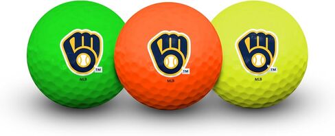 Team Effort Multi-Color Golf Balls Pack of 3 MLB in Saudi Arabia