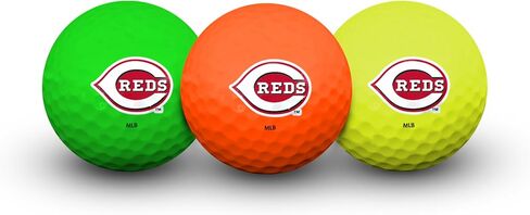Team Effort Multi-Color Golf Balls Pack of 3 MLB in Saudi Arabia