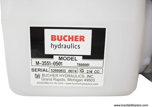Bucher Double-Acting Hydraulic Pump Assembly Power Up/Power Down with 1.5 Gallon Reservoir in Saudi Arabia