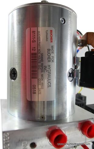 Bucher Double-Acting Hydraulic Pump Assembly Power Up/Power Down with 1.5 Gallon Reservoir in Saudi Arabia