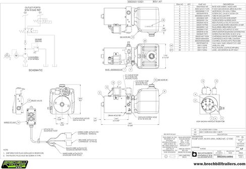 Bucher Double-Acting Hydraulic Pump Assembly Power Up/Power Down with 1.5 Gallon Reservoir in Saudi Arabia