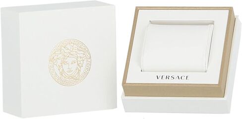 Versace Geo Chrono Collection Luxury Mens Watch Timepieces with a Blue Strap and Dial Featuring a Gold Case in Saudi Arabia