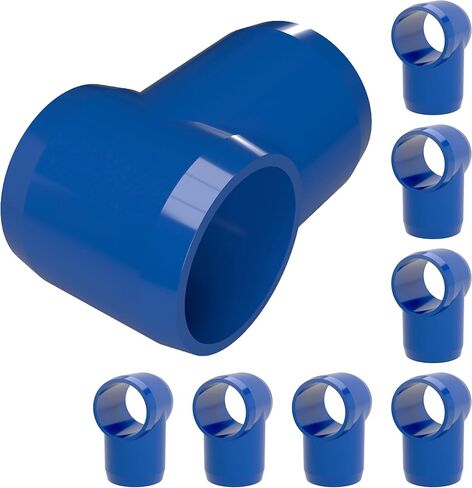 Formufit F034Ste-WH-8 Slip Tee PVC Fitting ، Grade Furniture ، 3/4 "Size ، White (Pack of 8) in Kuwait