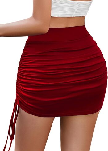 تنانير Avidlove للنساء مثيرة عالية الجانب الخصر الرباط مسدود in Kuwait