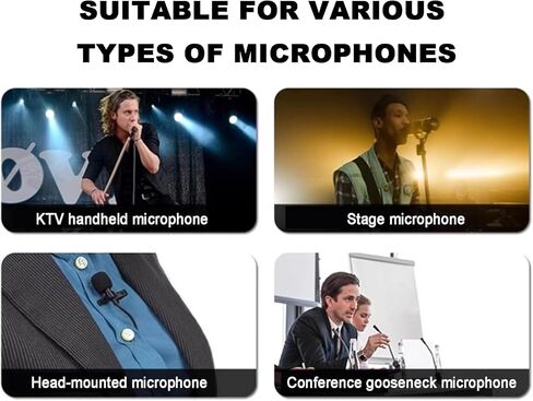 Professional Feedback Suppressor, KTV Microphone Frequency Shifter, Anti-Howling Audio Processor, Support XLR and 6.35 Interface, for Performance Stage, No Debugging Required in Saudi Arabia