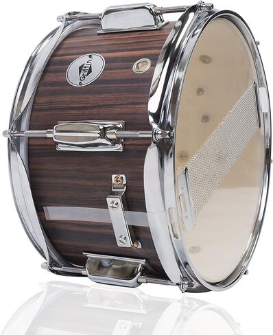 Griffin Snare Drum 10 "X6" Poplar Wood Shell (Popcornpunch Edition) - Mini Snare with Black Hickory PVC ، Tharing Off ، Drum Key and Coated Head in Saudi Arabia