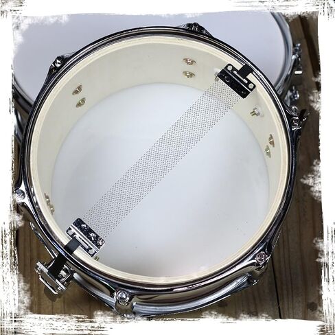 Griffin Snare Drum 10 "X6" Poplar Wood Shell (Popcornpunch Edition) - Mini Snare with Black Hickory PVC ، Tharing Off ، Drum Key and Coated Head in Saudi Arabia