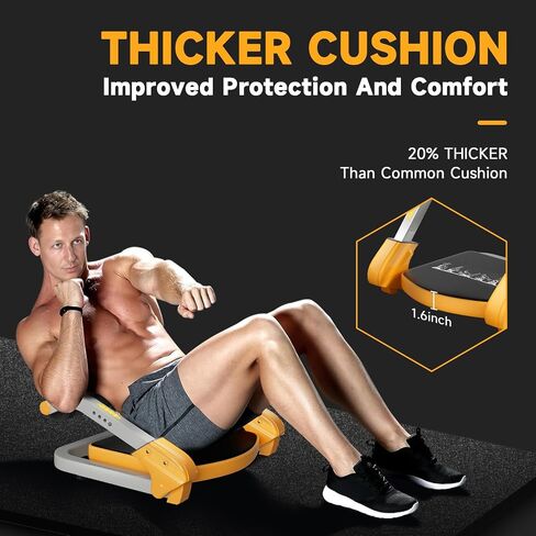 AB Trainer/Crunch Machine ، معدات تجريب AB ، 4 مقاومة قابلة للتعديل ، آلة الجلوس لممارسة تمرين المعدة ، 350 رطلاً قدرة الوزن ، ارتداد أوتوماتيكي ، آلة AB الأساسية ، معدات اللياقة البدنية للمنزل in Kuwait