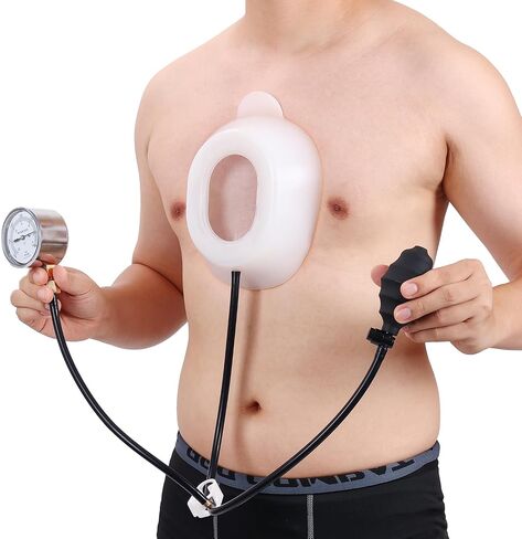 Pectus Excavatum Orthosis Brace, Pectus Excavatum Vacuum Bell, Sternal Depression Support, Thoracic Depression Brace, Sunken Sternum Splint for Adults and Child (Large) in Saudi Arabia