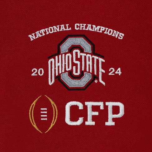 Men's 2024 Cfp National Champs Ohio State Buckeyes Polo in Saudi Arabia