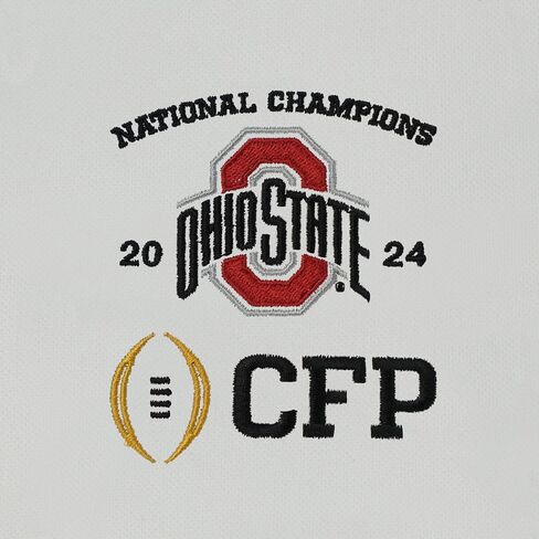 Men's 2024 Cfp National Champs Ohio State Buckeyes Polo in Saudi Arabia