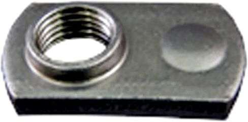 TAB Single Weld Nut مع الهدف - صوت اللحام بقعة 1/4-20 - صواميل اللحام/فتحة/فتحة الإزاحة - فولاذ عادي منخفض الكربون (50) in Kuwait