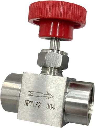 Red handle needle valve 3/8"" 1500PSI NPT Stainless steel For water oil gas in Kuwait