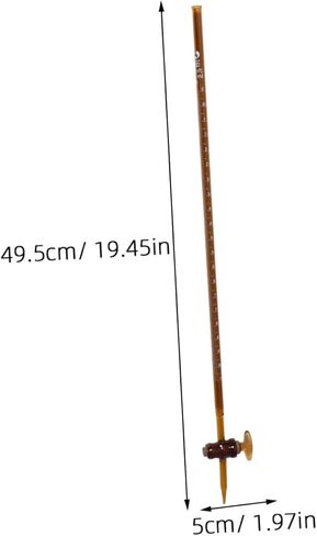 1pc Burette Glass Apparatus Chemical Classroom Supplies Tool Laboratory Instrument Laboratory Supplies Glass Instrument in Saudi Arabia