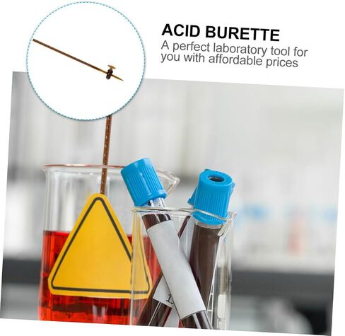 1pc Burette Glass Apparatus Chemical Classroom Supplies Tool Laboratory Instrument Laboratory Supplies Glass Instrument in Saudi Arabia