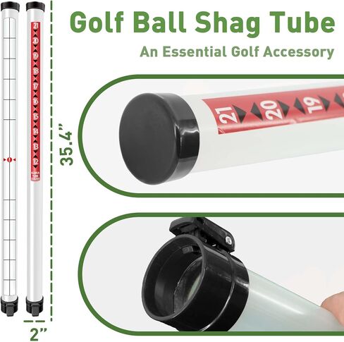 لعبة Golf Ball Retriever Professional Professional Golf Ball Ball Tube Tube Tube Retrievers Collector Practic in Kuwait