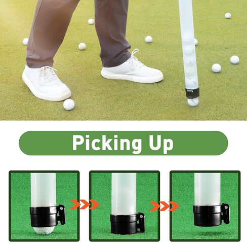 لعبة Golf Ball Retriever Professional Professional Golf Ball Ball Tube Tube Tube Retrievers Collector Practic in Kuwait