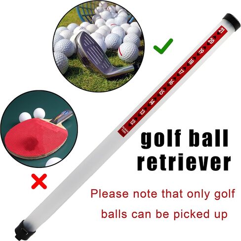 لعبة Golf Ball Retriever Professional Professional Golf Ball Ball Tube Tube Tube Retrievers Collector Practic in Kuwait