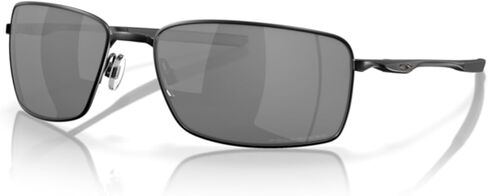 Oakley Square Wire OO4075 407514 60MM Tungsten/Prizm Tungsten Polarized Rectangular Sunglasses for Men + BUNDLE Accessory Leash Kit+ BUNDLE with Designer iWear Eyewear Kit in Saudi Arabia