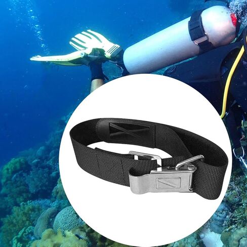Scuba Diving Tank Band Diving Tank Strap Heavy Duty Bottle Strap cam Strap for Snorkeling Freediving BCD Tank Cylinder in Kuwait