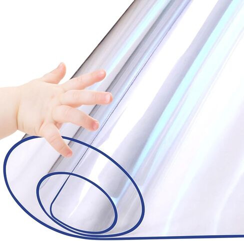 16 × 60 بوصة صافية الجدول الجدول واقي من المكتب البلاستيكي مكتب حصيرة لوحة المائدة المائدة ليلة أريكة دائمة أريكة الواقية غطاء مائدة حصيرة شفافة فينيل كتابة المكتب in Saudi Arabia