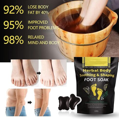 50Pcs Herbal Detox Cleansing Foot Soak Beads, Herbal Detox and Shaping Foot soak Beads Body Detox Foot Soak Natural Herbal Foot Massage Beads, Relaxing and Soothing Experience for Men and Women in Saudi Arabia