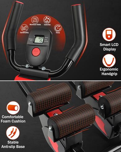 GIKPAL Ab Machine, Adjustable Trainer for Home Gym, Ab Crunch Exercise Equipment for Beginner in Kuwait