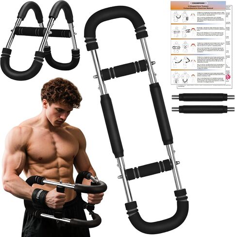 Twister Arm Trainer, 20-60lbs Adjustable Resistance Arm Trainer for Men&Women, Chest Workout Equipment Exercise Equipment for Home, Build Chest Clip Muscle Arm Strength Portable Workout Equipment in Saudi Arabia