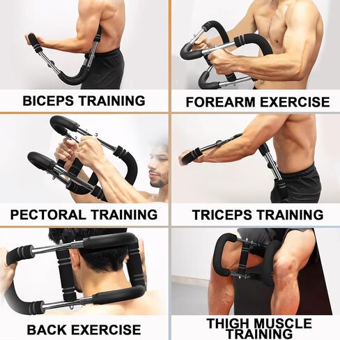 Twister Arm Trainer, 20-60lbs Adjustable Resistance Arm Trainer for Men&Women, Chest Workout Equipment Exercise Equipment for Home, Build Chest Clip Muscle Arm Strength Portable Workout Equipment in Saudi Arabia