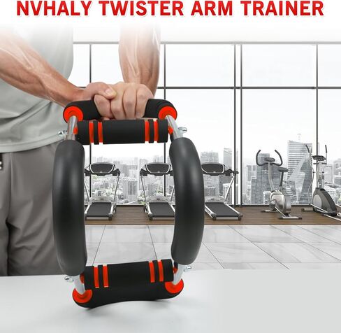 Twister Arm Trainer - Adjustable 60-100lbs Resistance Arm & Chest Workout Equipment for Home Gym Fitness , Arm Strengthener for Men, Power Twister Bar for Biceps, Forearm & Shoulder Training in Saudi Arabia