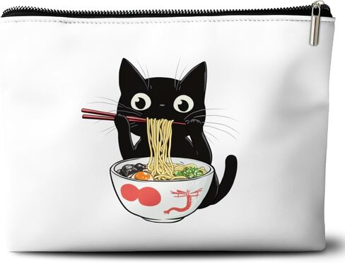 Cat Lover Gifts for Women, Colorful Cat Meow Organizer Bag, 10x7 Inches in Saudi Arabia