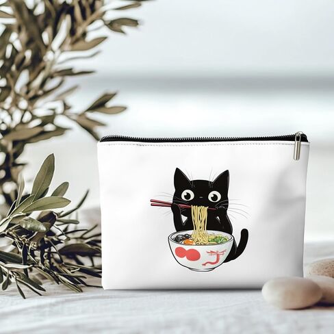 Cat Lover Gifts for Women, Colorful Cat Meow Organizer Bag, 10x7 Inches in Saudi Arabia