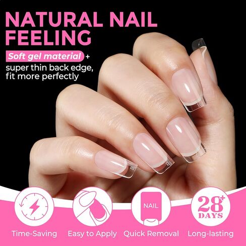 UNA GELLA Short Square Fake Nails 216pcs Short Square Press on Nails Pre-shape Short Square Gel Nail Tips for Full Cover Acrylic Short Square Nails False Nails For Nail Extension Home DIY Nail Salon 12 Sizes Gelly Tips in Saudi Arabia
