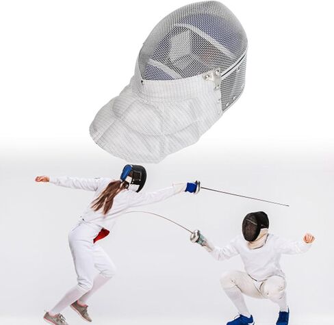 قناع سوراندي احباط FOIL FEGING ، خوذة SABER Sport ، معدات واقية من الدرجة المعتمدة ، ماسك مدرب المبارزة EPEE للسيف ، شبكة الصلب (XS) ، X-SMALL ، SORANDY2M37B8HFVG-11 in Saudi Arabia