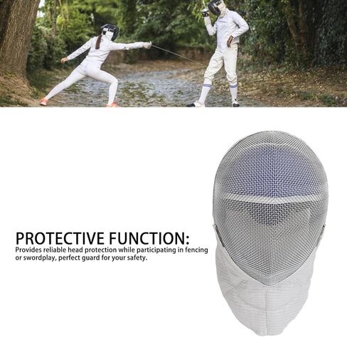 قناع سوراندي احباط FOIL FEGING ، خوذة SABER Sport ، معدات واقية من الدرجة المعتمدة ، ماسك مدرب المبارزة EPEE للسيف ، شبكة الصلب (XS) ، X-SMALL ، SORANDY2M37B8HFVG-11 in Saudi Arabia