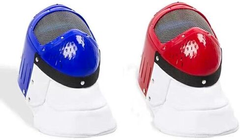 Fencing Epee Mask Face Shield Practicing Lightweight Anti Stab Masque Fencing Cover Fencing Gear for Children Training Equipment in Saudi Arabia