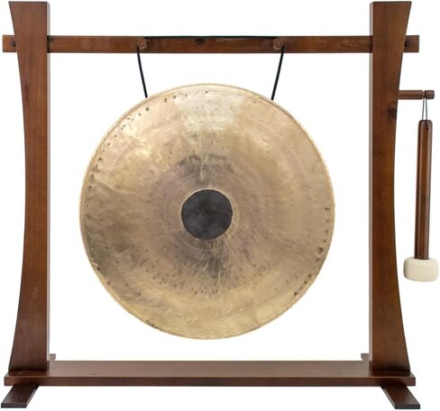 20" to 22" Gongs on the Spirit Guide Gong Stand - Includes Gong, Mallet, & Stand/Great for Office & Home/Traditional Style in Kuwait